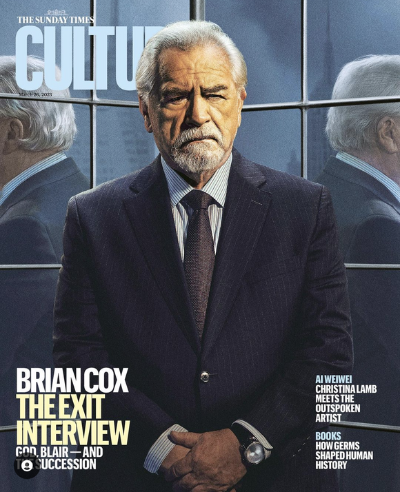 SUNDAY TIMES CULTURE Magazine March 2023: BRIAN COX COVER FEATURE Succession