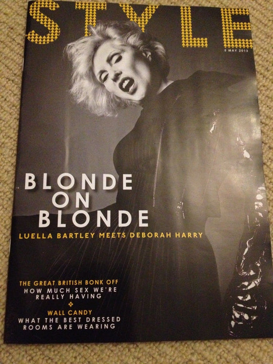 DEBBIE HARRY - BLONDIE UK Style Magazine Cover Interview - May 2013