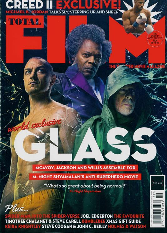 UK TOTAL FILM Magazine December 2018 GLASS James McAvoy Cover