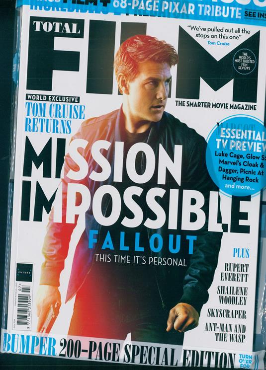 Total Film Magazine 07/2018 MISSION IMPOSSIBLE: Fallout Henry Cavilll TOM CRUISE