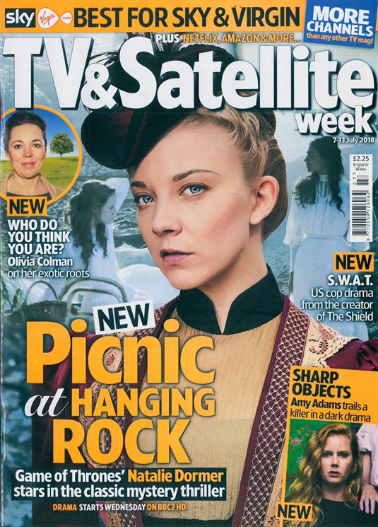 Tv & Satellite Week Magazine July 2018: NATALIE DORMER Amy Adams Eve Myles