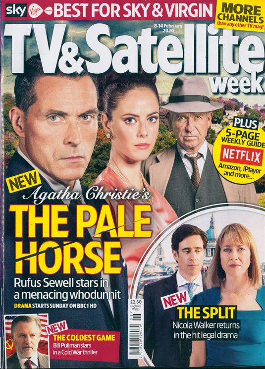 TV & SATELLITE Magazine Feb 2020 RUFUS SEWELL Shaun Evans Endeavour