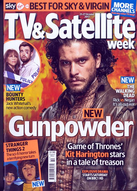 Kit Harington on the cover of TV & Satellite Magazine