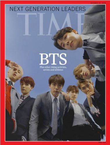 TIME BTS COVER TIME ASIA EDITION : Magazine+ Poster October 22 2018 (Includes Tracking)