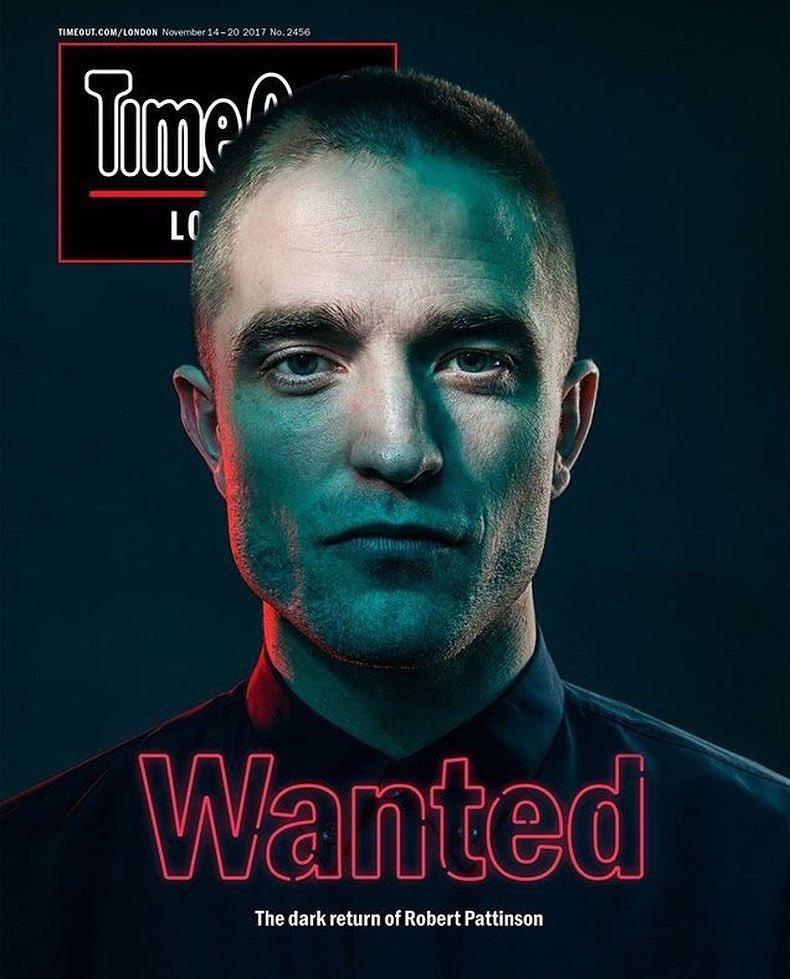 Robert Pattinson on the cover of Time Out London Magazine