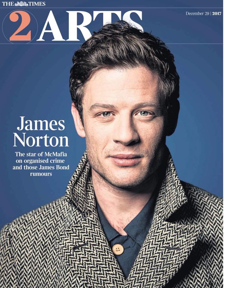 UK Times 2 Supplement December 2017 James Norton Cover Interview