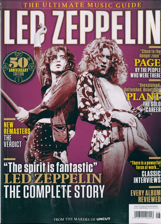 UK UNCUT Magazine AUGUST 2018: LED ZEPPELIN - The Ultimate Music Guide