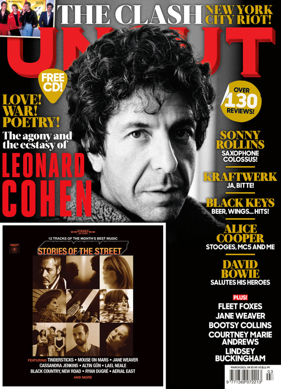 UK Uncut Magazine March 2021: LEONARD COHEN David Bowie KRAFTWERK Alice Cooper