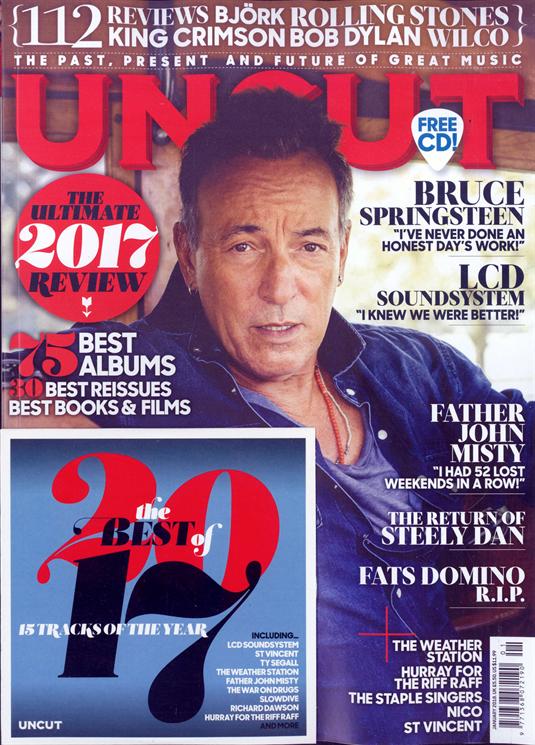 UK UNCUT magazine January 2018 Bruce Springsteen Steely Dan Father John Misty
