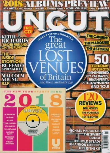 UNCUT magazine February 2018 Keith Richards Malcolm Young Prince The Sweet