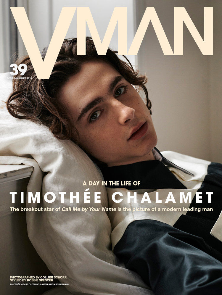 TIMOTHEE CHALAMET CALL ME BY YOUR NAME VMAN MAGAZINE SPRING SUMMER 2018 ISSUE 39