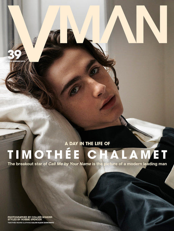 TIMOTHEE CHALAMET CALL ME BY YOUR NAME VMAN MAGAZINE SPRING SUMMER 2018 ISSUE 39