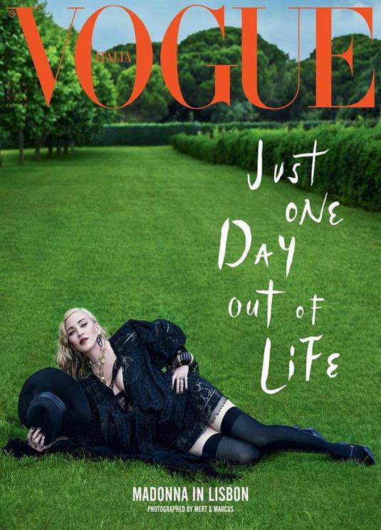 Vogue Italian Madonna Cover #2 Magazine