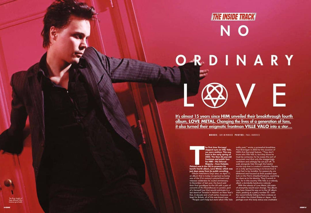 Kerrang! Magazine 24th March 2018 Ville Valo Him Panic At This Disco Fall Out Boy