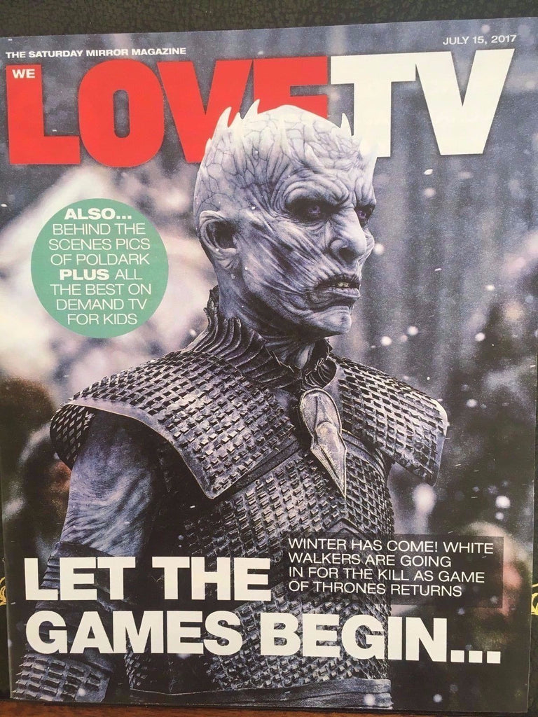 UK Love TV Magazine 15th July 2017 Game of Thrones Aidan Turner Poldark