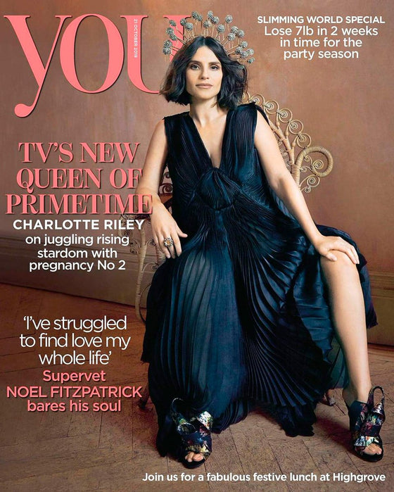 UK You Magazine October 2018: CHARLOTTE RILEY COVER STORY on Tom Hardy, Pregnancy Number Two & More