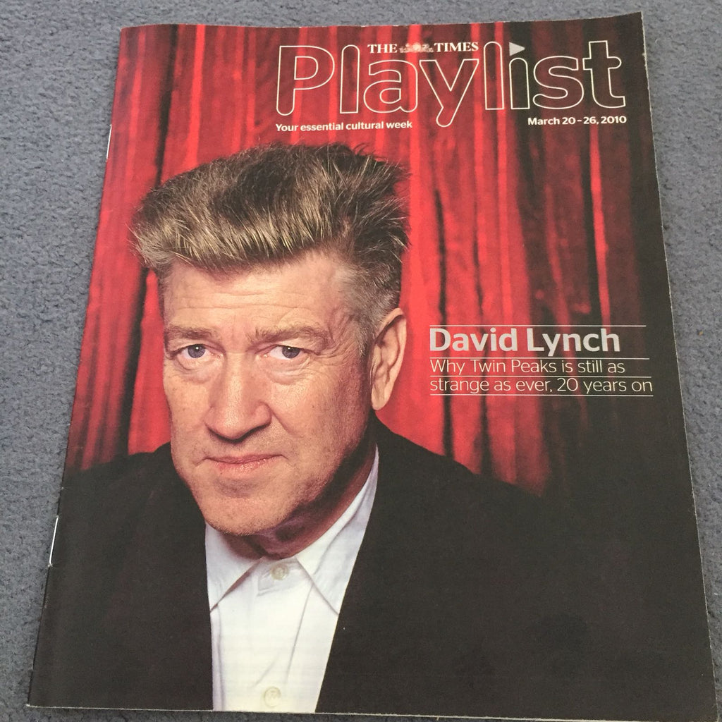 Playlist Magazine March 2010: DAVID LYNCH - Twin Peaks 20 Years On