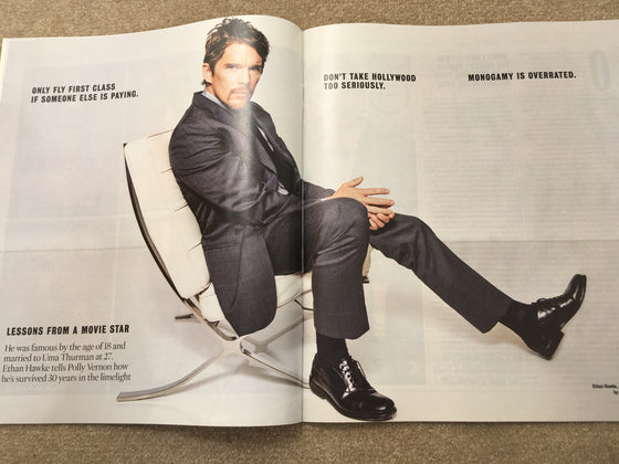 UK Times magazine 29 July 2017 Ethan Hawke Photo Interview - Kate Hudson