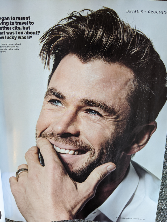 Chris Hemsworth for British GQ November 2020