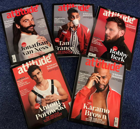 UK Attitude Magazine July 2018: QUEER EYE Antoni Porowski BETTE MIDLER