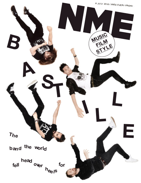 Bastille on the cover of NME Magazine from 2016
