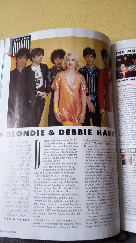 UK Classic Pop Magazine July 2018: JOHNNY MARR Blondie DEBORAH HARRY Spandau Ballet