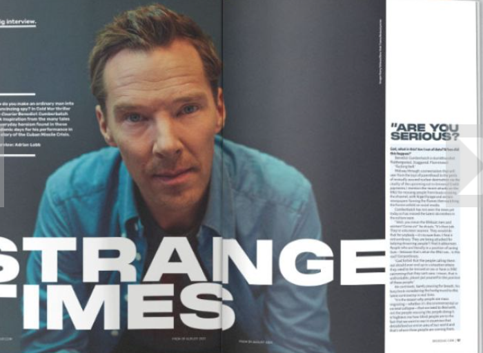 BIG ISSUE Magazine August 2021 Benedict Cumberbatch Interview