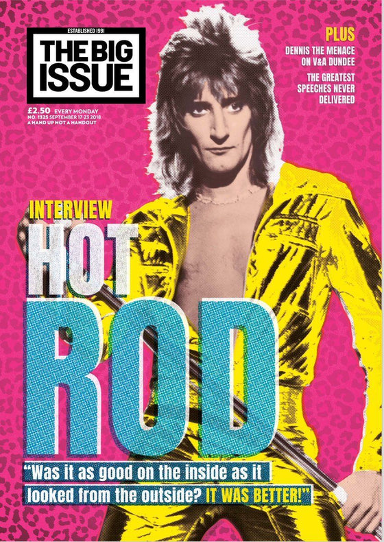 UK Big Issue Magazine (17 Sep 2018) Rod Stewart Exclusive Interview