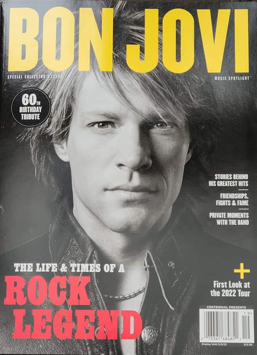 BON JOVI 60th Birthday Tribute Magazine 2022