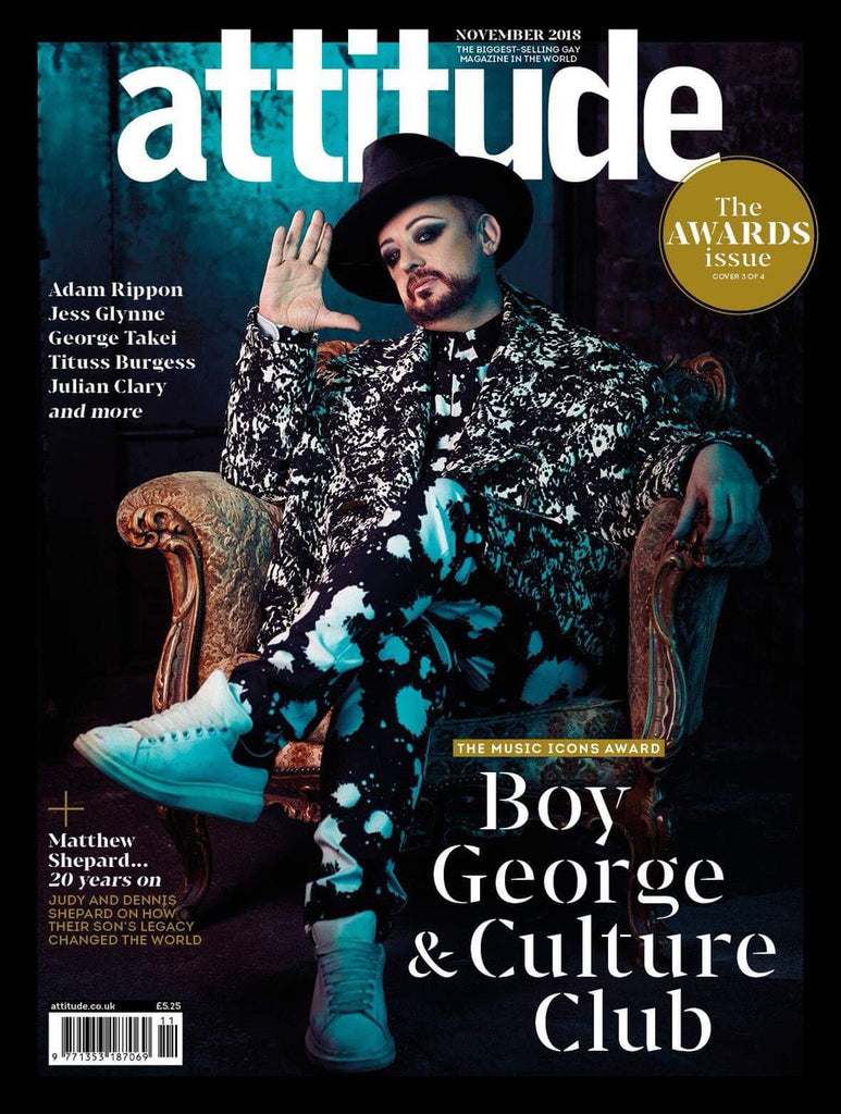UK Attitude Magazine November 2018: BOY GEORGE COVER & FEATURE