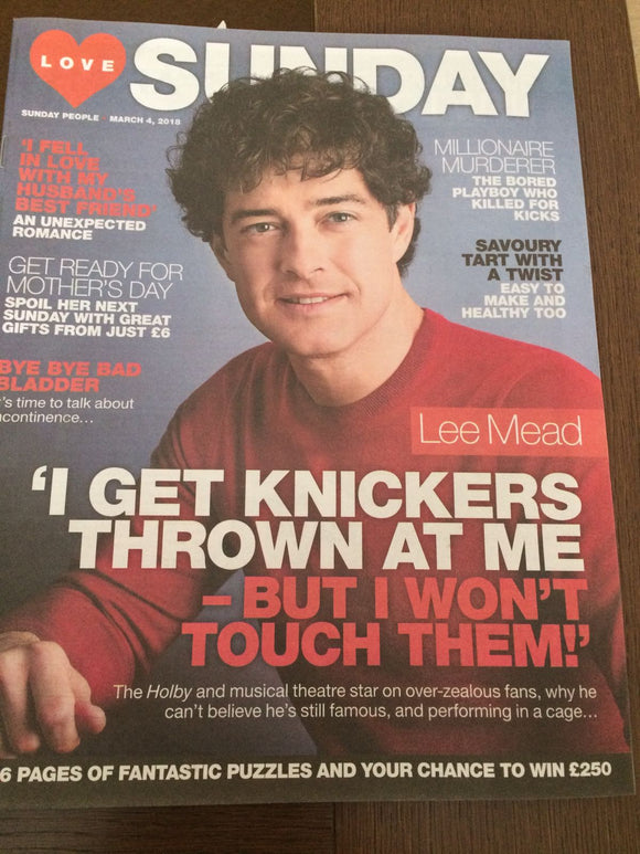 Love Sunday Magazine March 2018 Lee Mead Cover Story