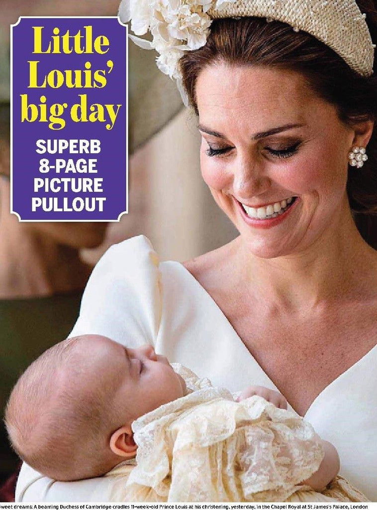 Prince Louis of Cambridge - The Royal Baby Christening - Daily Mail Souvenir