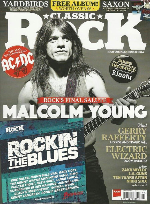 UK Classic Rock Magazine February 2018 Malcolm Young AC/DC - Rock's Final Salute