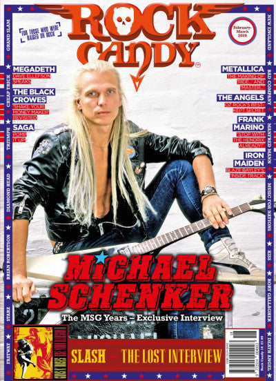 Rock Candy Magazine Issue 17: MICHAEL SCHENKER - THE MSG YEARS Slash IRON MAIDEN