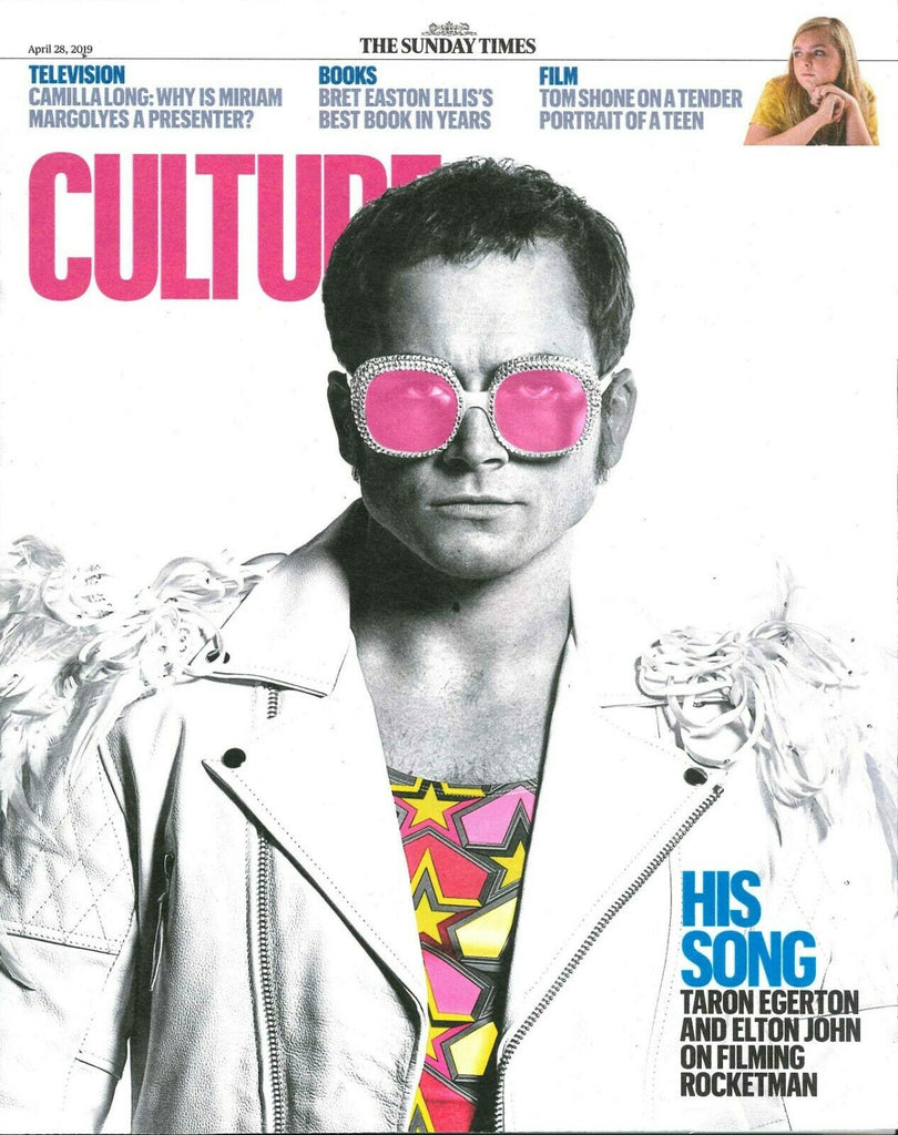 UK Culture Magazine April 2019: ELTON JOHN Taron Egerton Cover And Feature