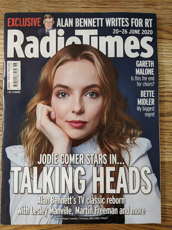 Radio Times Magazine 20th June 2020: JODIE COMER TALKING HEADS COVER FEATURE