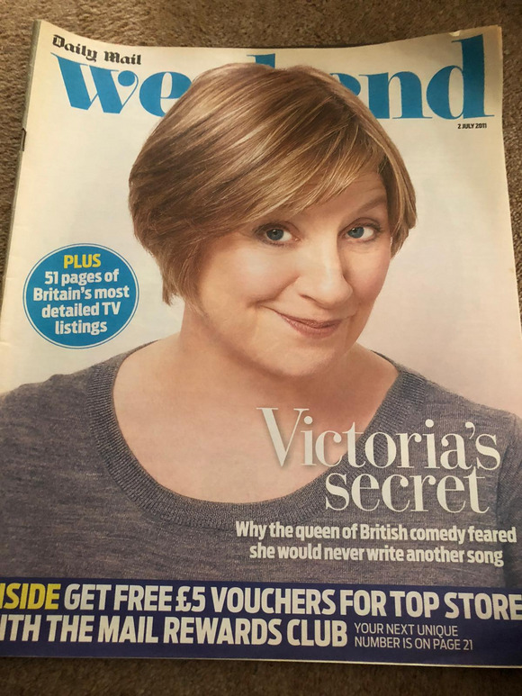 Mail Weekend Magazine 2 July 2011 Victoria Wood Cover