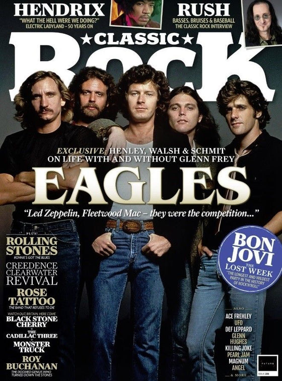 Classic Rock Magazine DEC 2018: THE EAGLES Rush DEF LEPPARD Rose Tattoo BON JOVI