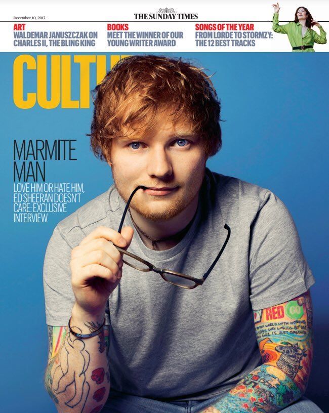 UK Culture Magazine 10th December 2017 Ed Sheeran Sam Troughton Sarah Greene