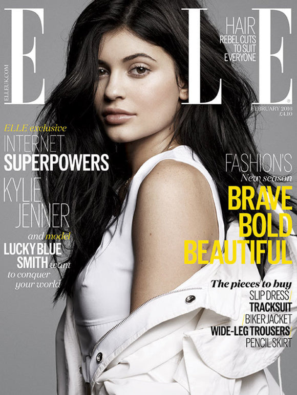 Elle Magazine February 2016 Kylie Jenner cover