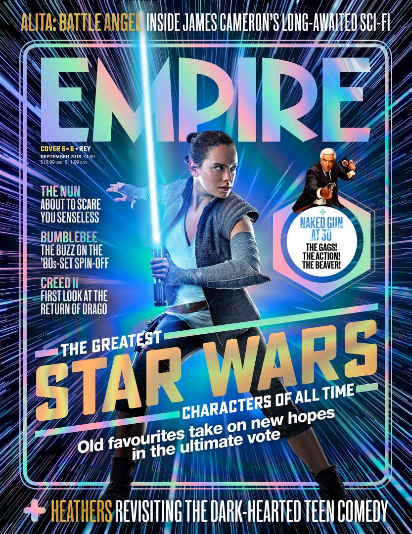 Empire Magazine September 2018: GREATEST STAR WARS CHARACTERS COVER #6 Rey (Daisy Ridley)