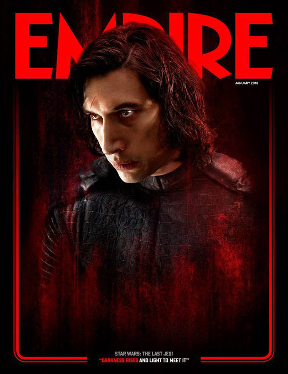 Empire Magazine January 2018 Star Wars: The Last Jedi - Adam Driver as Kylo Ren