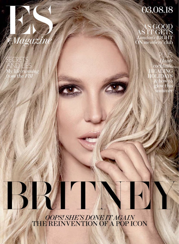 Piece of Me BRITNEY SPEARS Photo Cover interview UK ES MAGAZINE August 2018