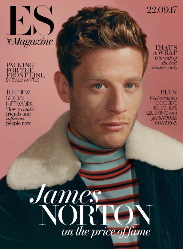 James Norton on the cover of London ES Magazine