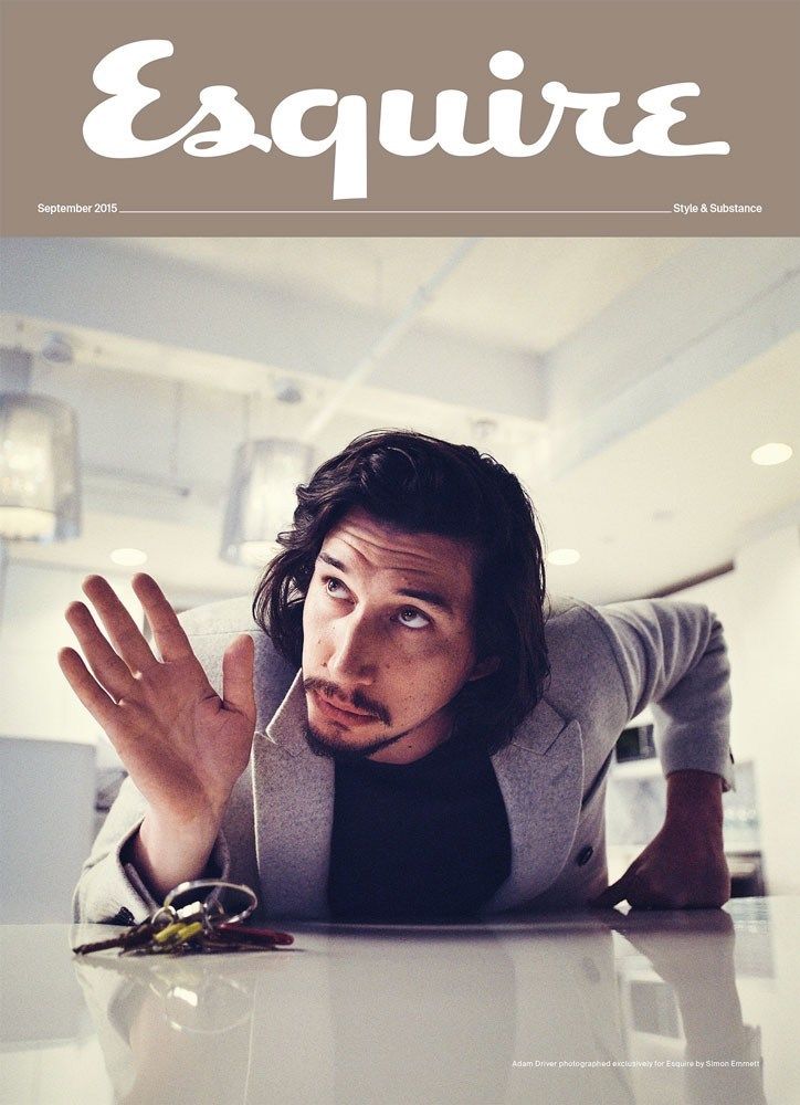 COLLECTOR'S EDITION UK ESQUIRE MAGAZINE ADAM DRIVER SEPTEMBER 2015