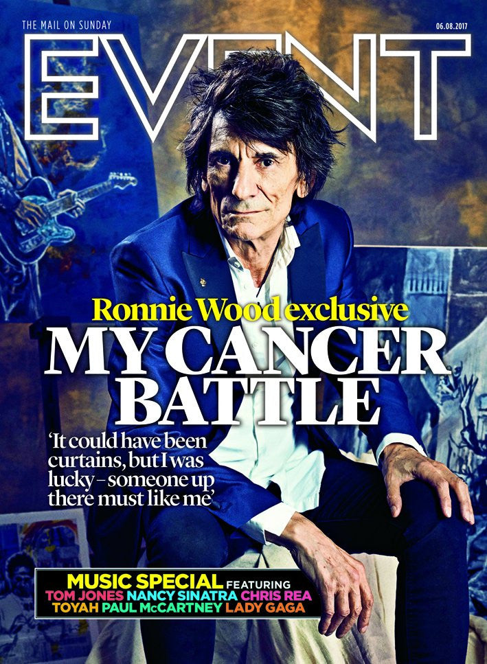 UK Event magazine 6th August 2017 Ronnie Wood The Rolling Stones Paul McCartney Chris Rea