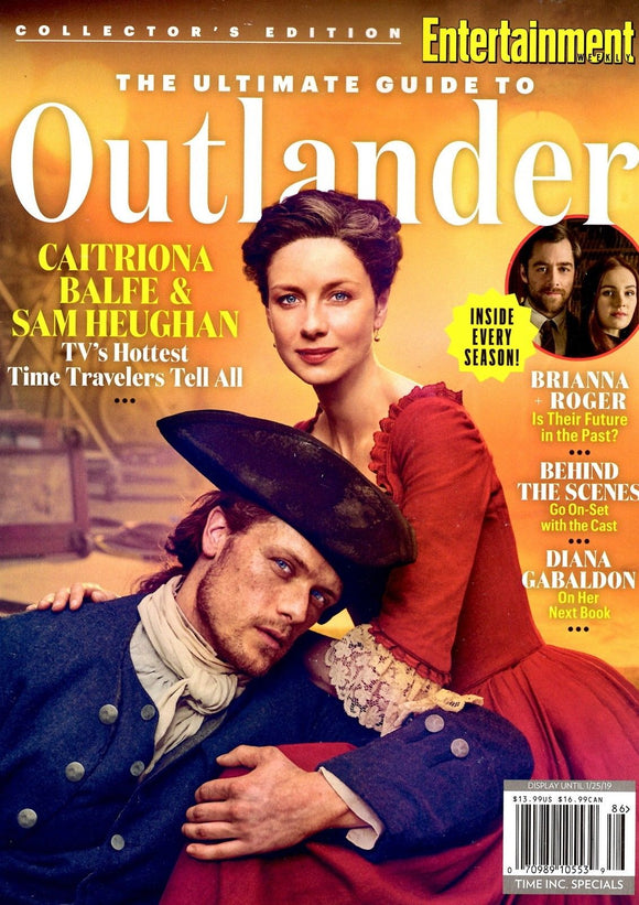 ENTERTAINMENT WEEKLY MAGAZINE THE ULTIMATE GUIDE TO OUTLANDER SAM HEUGHAN