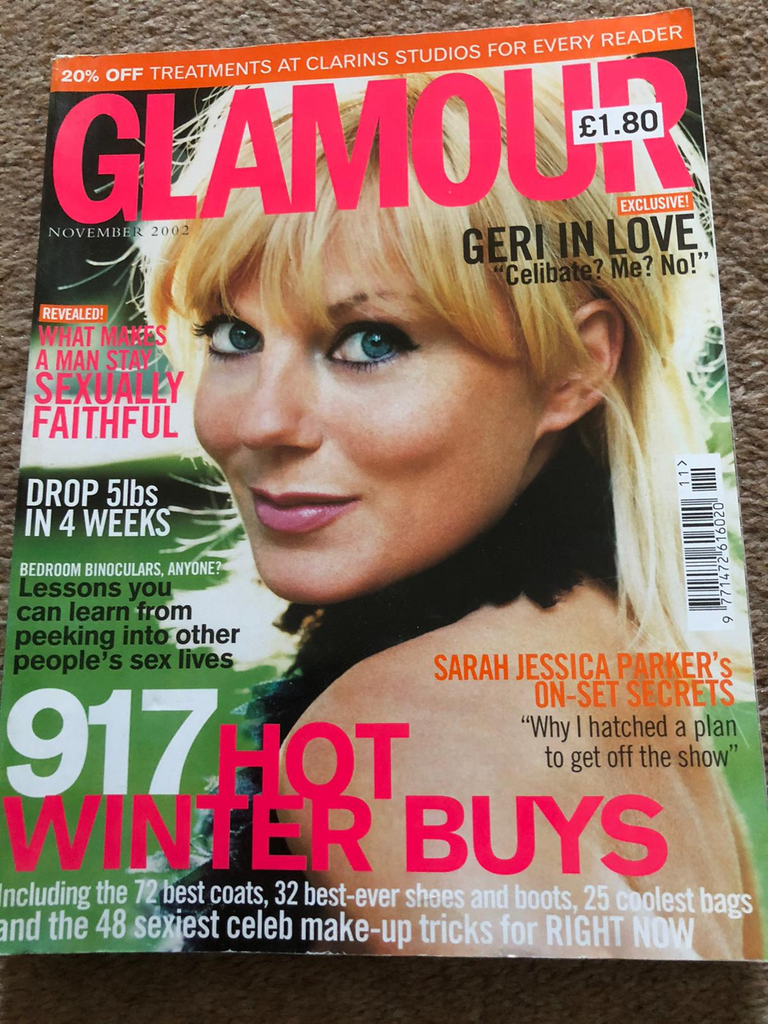 UK Glamour November 2002 Geri Halliwell The Spice Girls