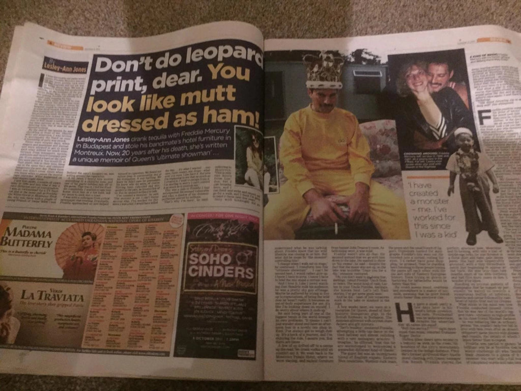 Mail 2 Review October 2 2011: Freddie Mercury (Queen)