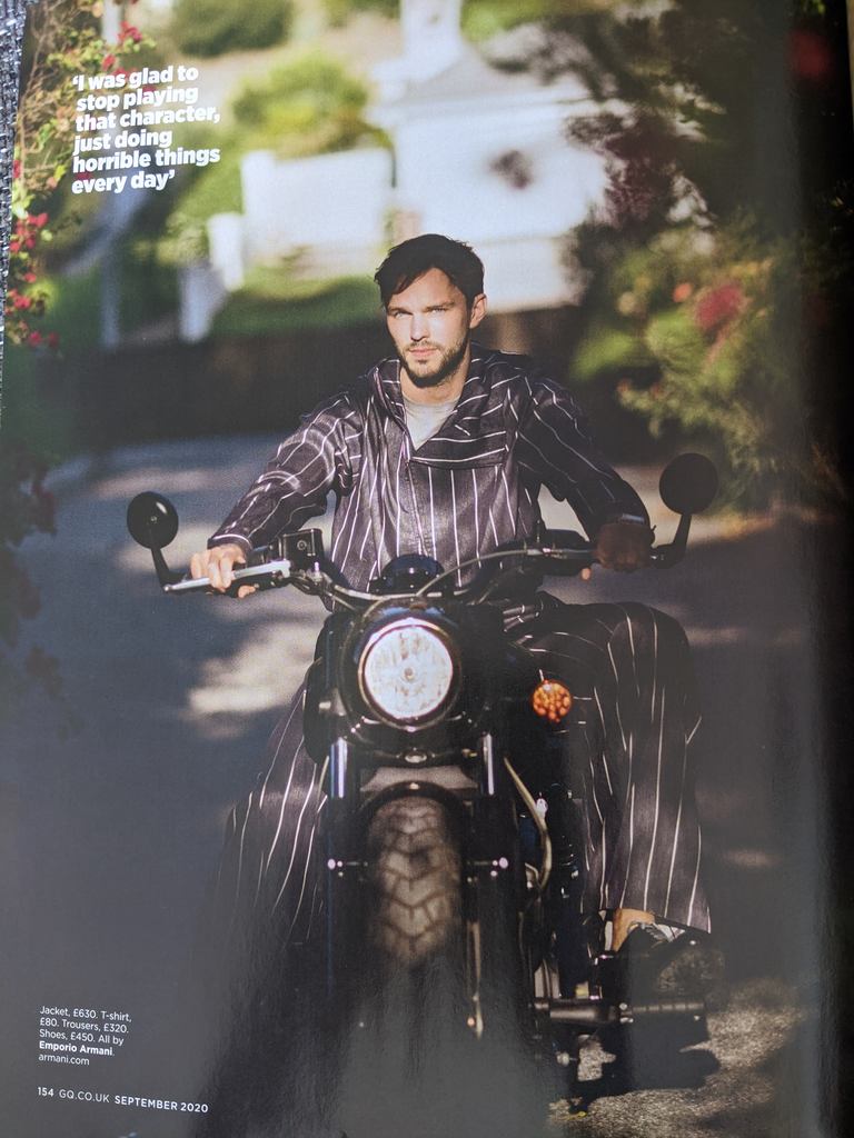 British GQ Magazine September 2020 Nicholas Hoult